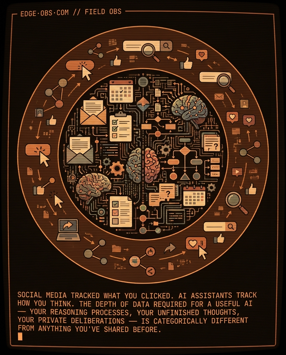 You can't have efficient AI without giving all your data — slide 2 of 9